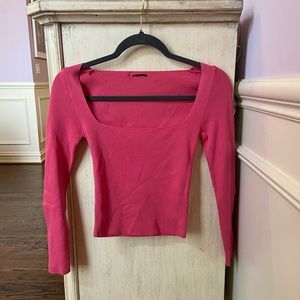 Nordstrom Topshop Square Neck Top
